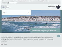 Tablet Screenshot of hjoerring.dk